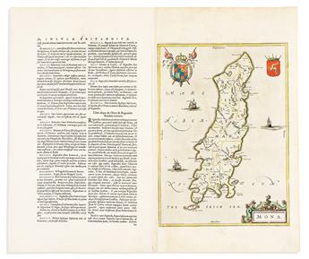 (BRITISH COUNTIES.) Joan Blaeu. Group of 10 double-page engraved maps.